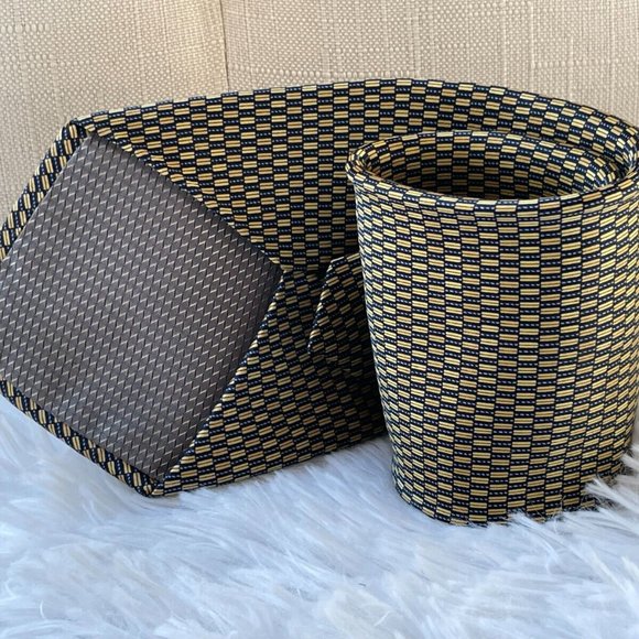 Dimoggio Men Tie Handmade Pure Silk Neck Tie Classic Tie Multi Color Tie - Picture 8 of 10